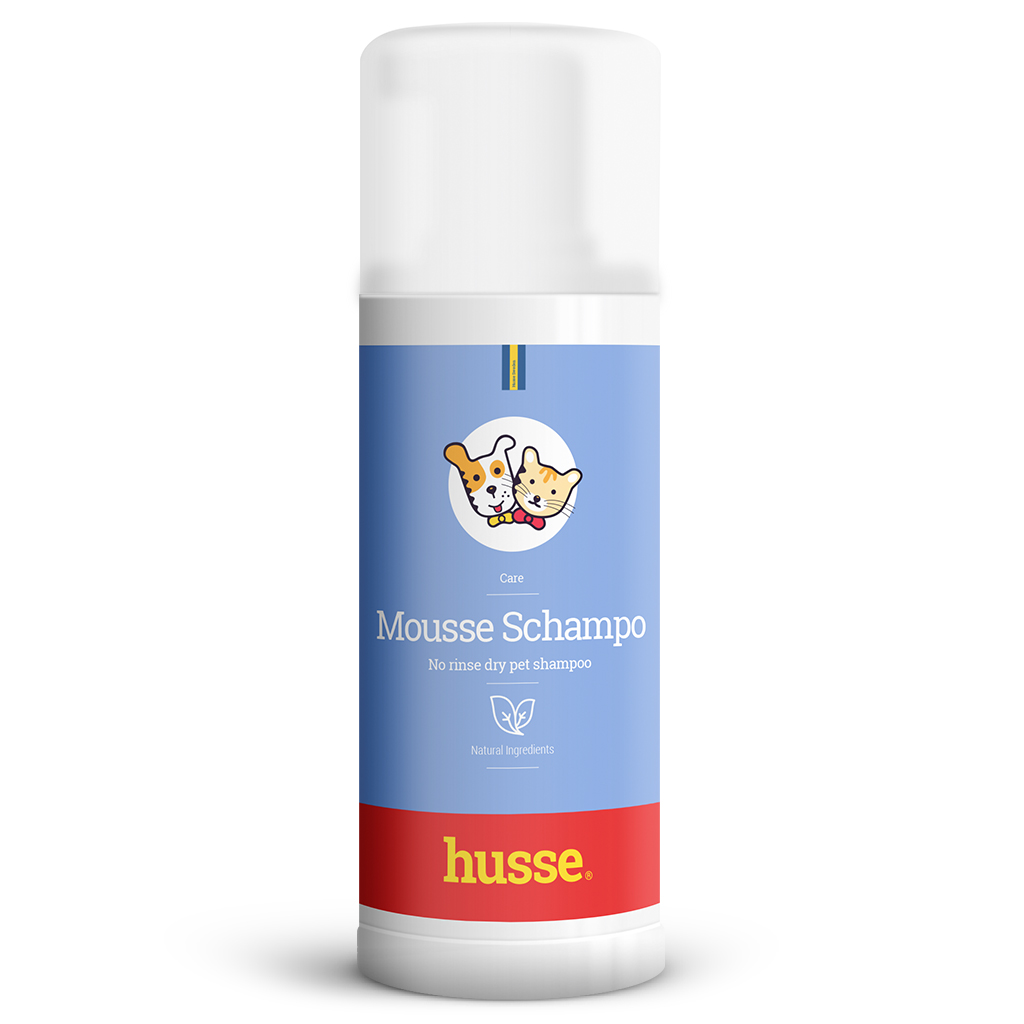 MOUSSE SCHAMPO | Șampon uscat delicat cu Aloe Vera, pentru câini și pisici